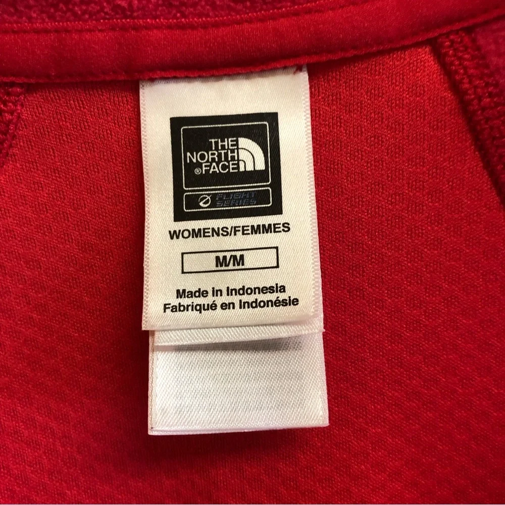 THE NORTH FACE Flight Series Women's Fleece / Salmon Shirt Medium 1/4 Zip Active - Picture 6 of 13